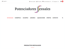 Tablet Screenshot of potenciadoressexuales.com